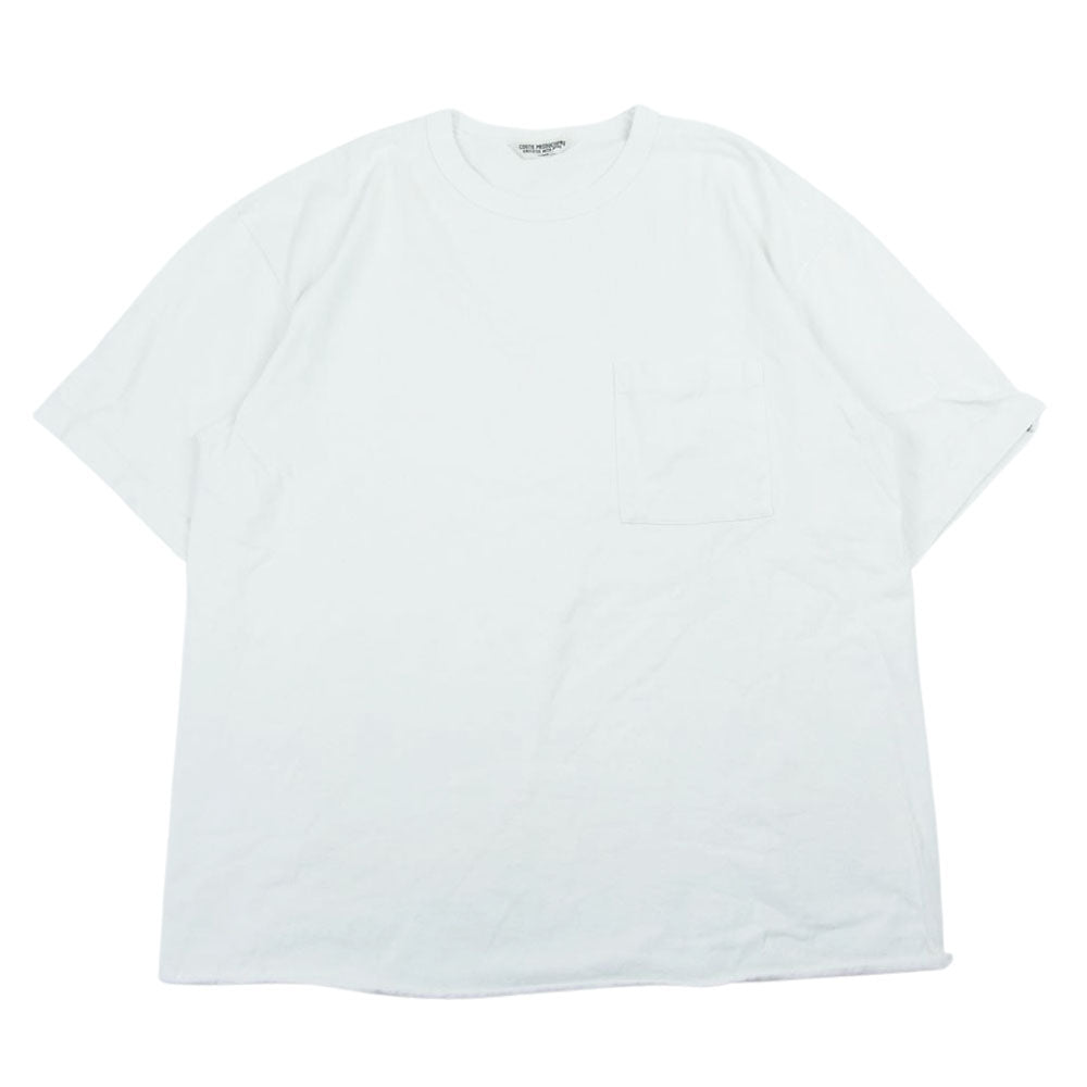 COOTIE クーティー 無地 ポケット クルーネック 半袖 Tシャツ TEE ホワイト系 L【中古】