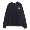 THE NORTH FACE ノースフェイス NT12337 Flower Logo Crew フラワーロゴ クルー ネック スウェット ブラック系 M【中古】