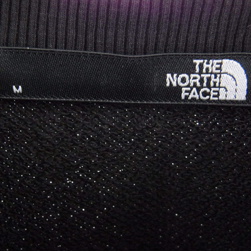 THE NORTH FACE ノースフェイス NT12337 Flower Logo Crew フラワーロゴ クルー ネック スウェット ブラック系 M【中古】