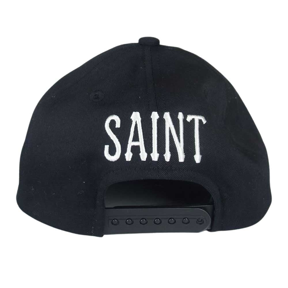 セントマイケル 23SS SM-S23-0000-071 Eternity Cap 刺繍 キャップ ブラック系 O/S【新古品】【未使用】【中古】