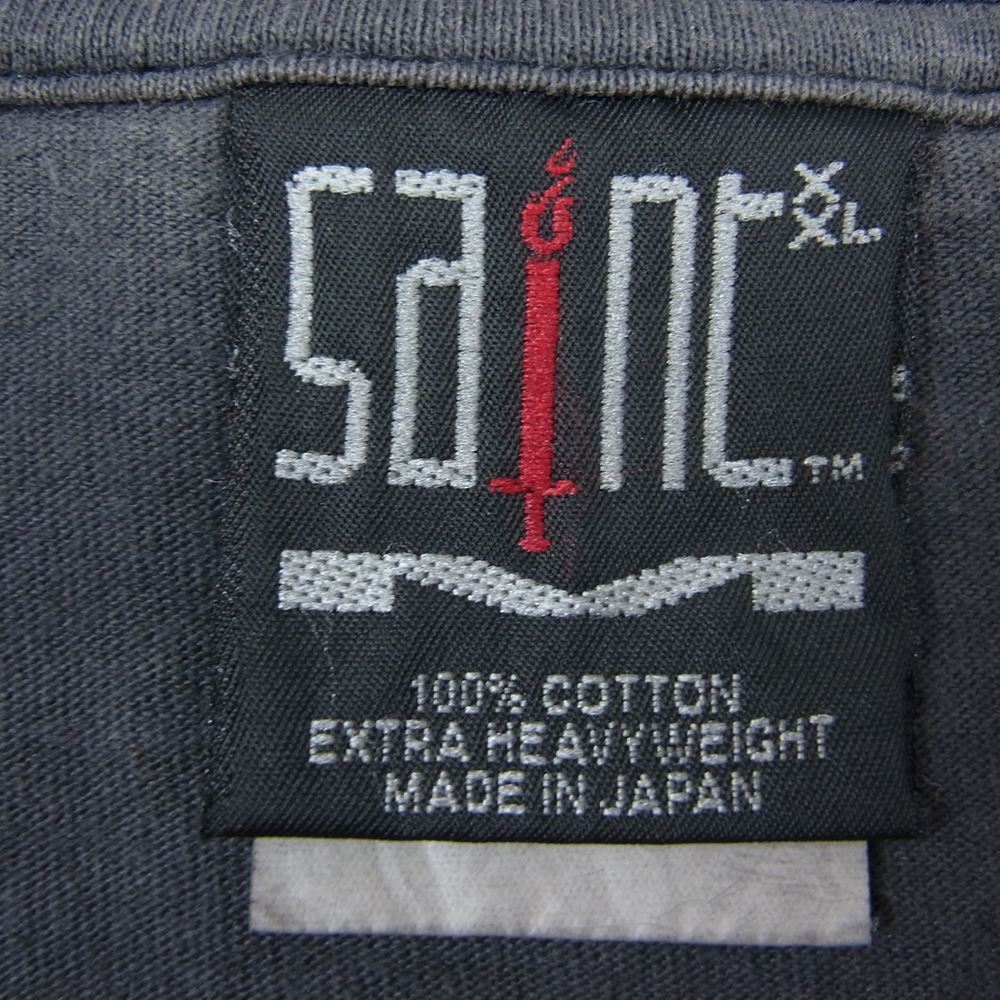 セントマイケル 23SS SM-S23-0000-026 Fire Baby L/S Tee ファイア ベイビー プリント 長袖 Tシャツ グレー系 XXL【中古】