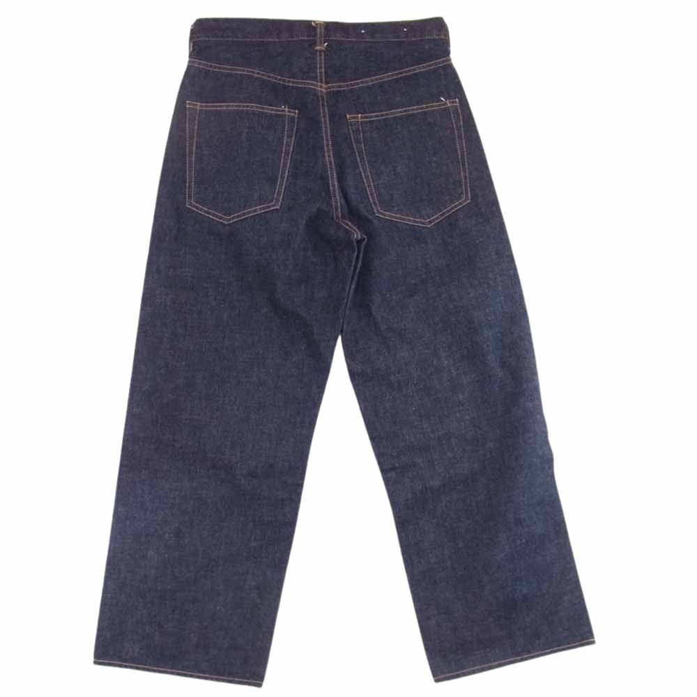 Scye サイ 5122-83546 Selvedge Denim Wide Leg Jeans Denim ベーシックス ワイドデニム セルビッジ リジッド デニム ジーパン インディゴブルー系 29【美品】【中古】