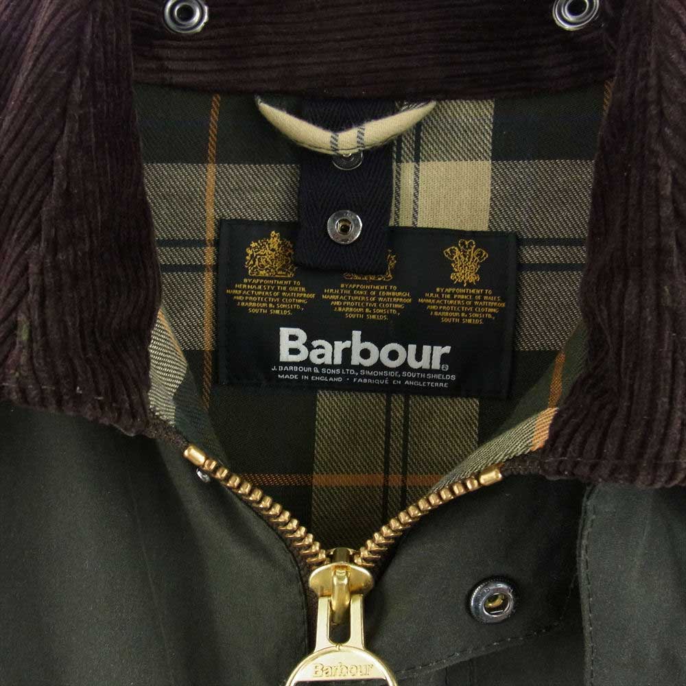 Barbour バブアー 1902129 BEDALE SL WAXED COTTON オイルド ジャケット カーキ系 36【中古】