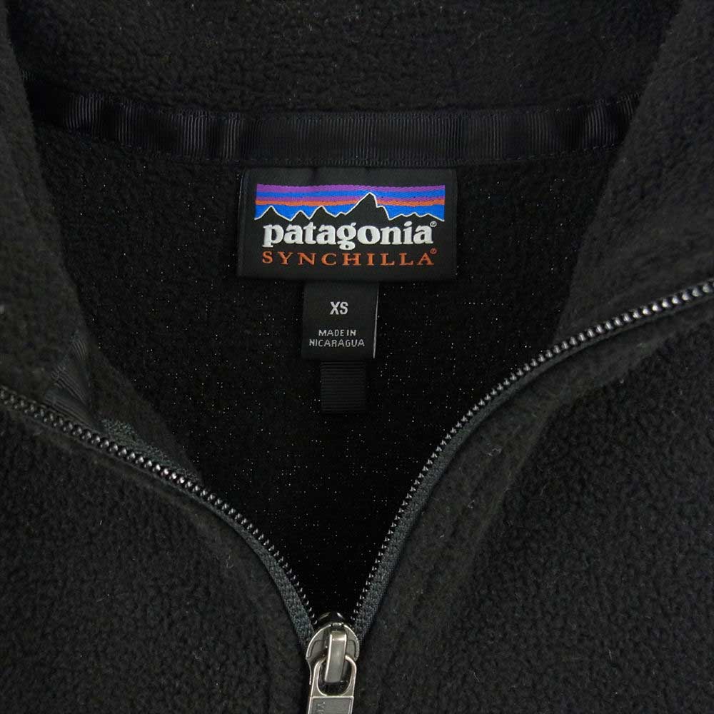 patagonia パタゴニア 20AW 22990FA20 Classic Synch Jacket クラシック シンチラ フリース ジャケット ブラック系 XS【中古】
