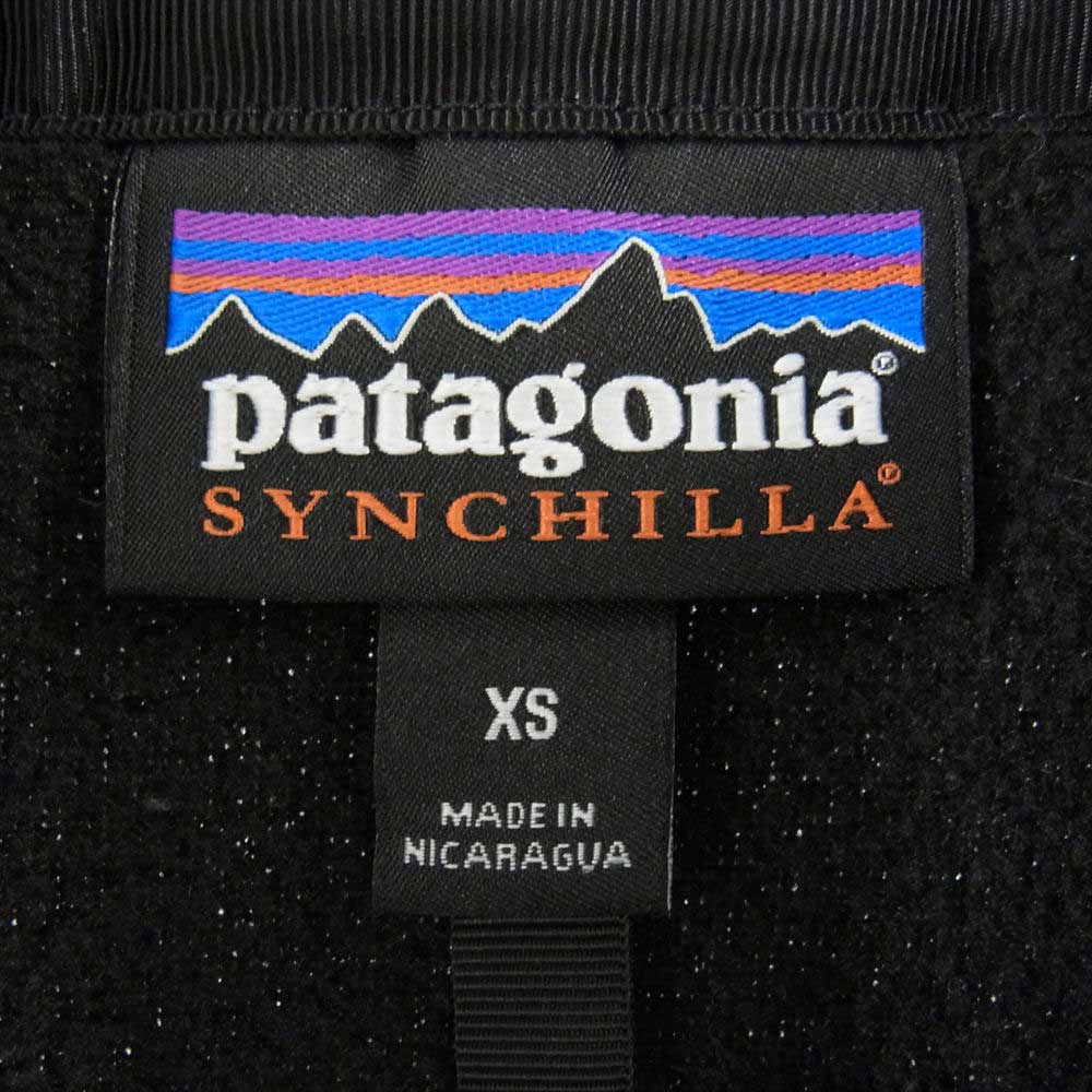 patagonia パタゴニア 20AW 22990FA20 Classic Synch Jacket クラシック シンチラ フリース ジャケット ブラック系 XS【中古】