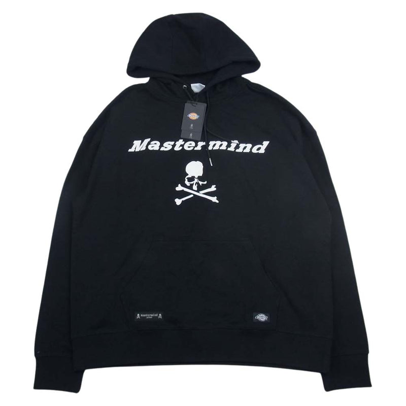 マスターマインド DK011447H301 × Dickies ディッキーズ MMJ HOODIE ロゴ プリント フーディー プルオーバー パーカー ブラック系 L【新古品】【未使用】【中古】