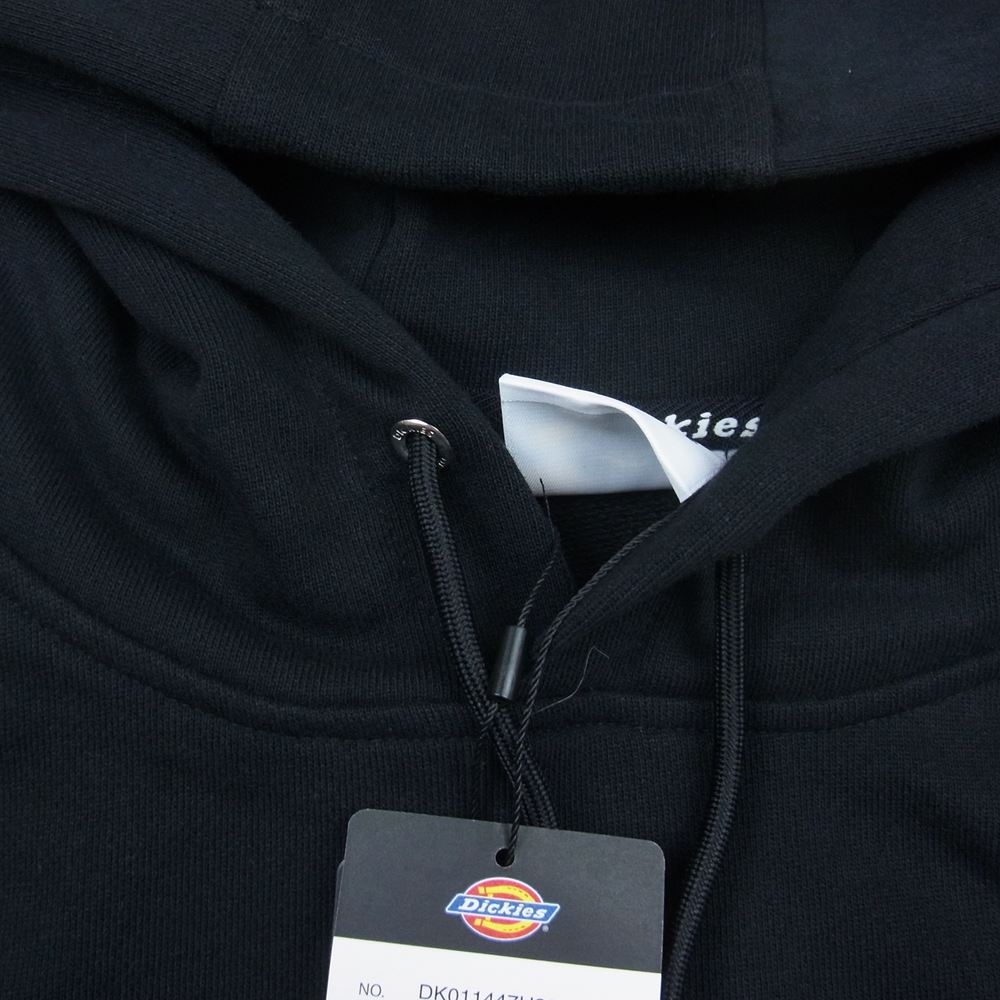 マスターマインド DK011447H301 × Dickies ディッキーズ MMJ HOODIE ロゴ プリント フーディー プルオーバー パーカー ブラック系 L【新古品】【未使用】【中古】