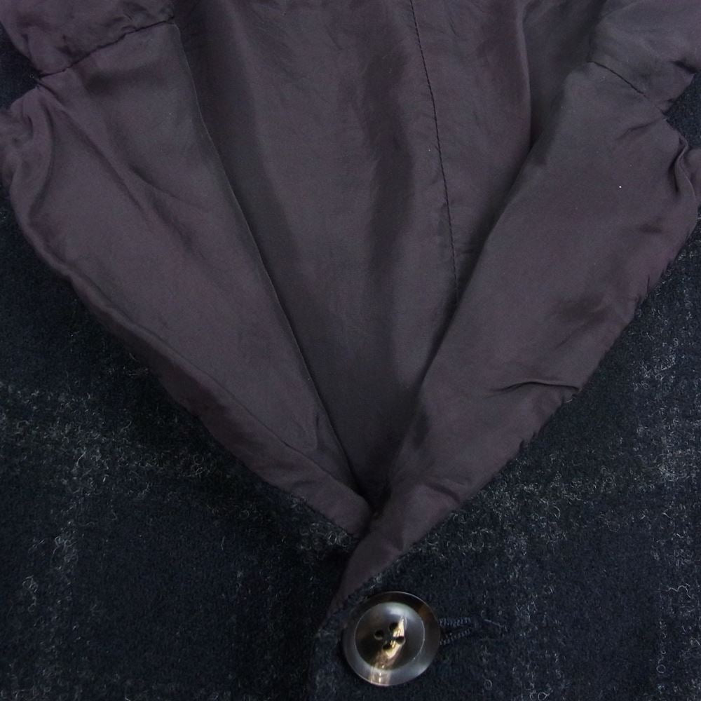kolor カラー 10AW 10WCM-J01101 縮絨 ウール ウィンドペーン チェック ジャケット ブラック系 1【中古】