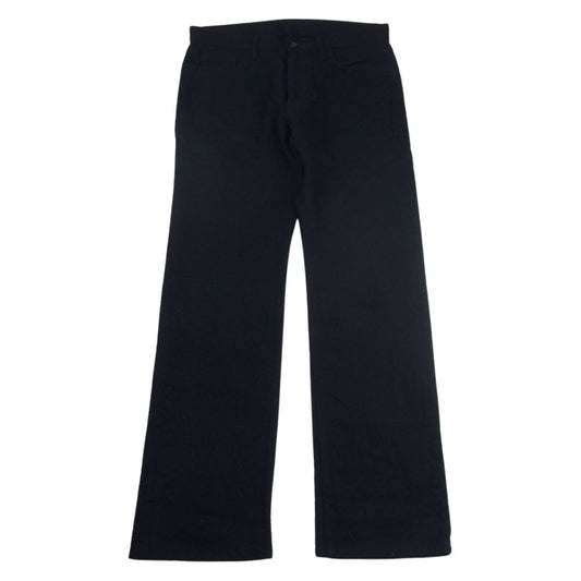 COMME des GARCONS HOMME コムデギャルソンオム AD2003 HL-P033 ウール縮絨 5ポケット パンツ ブラック系 M【中古】