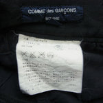 COMME des GARCONS HOMME コムデギャルソンオム AD2009 HE-P013 ポリ縮絨 ストレート パンツ ブラック系 M【中古】