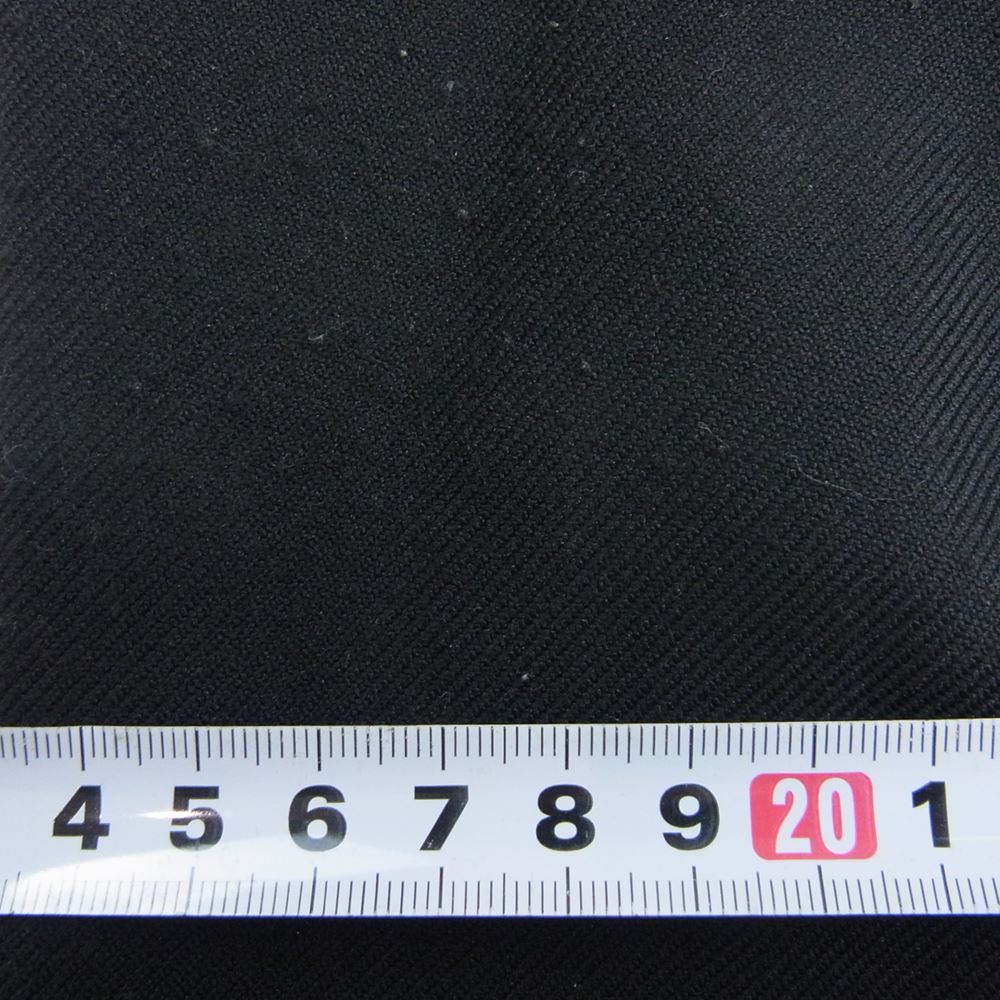 COMME des GARCONS HOMME コムデギャルソンオム AD2009 HE-P013 ポリ縮絨 ストレート パンツ ブラック系 M【中古】