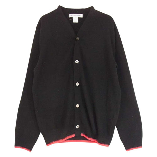 COMME des GARCONS コムデギャルソン W24514 SHIRT シャツ ウール カーディガン ブラック系 M【中古】