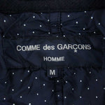 COMME des GARCONS HOMME コムデギャルソンオム AD2012 HJ-J038 裏地ドット ウール縮絨 ジャケット ネイビー系 M【中古】