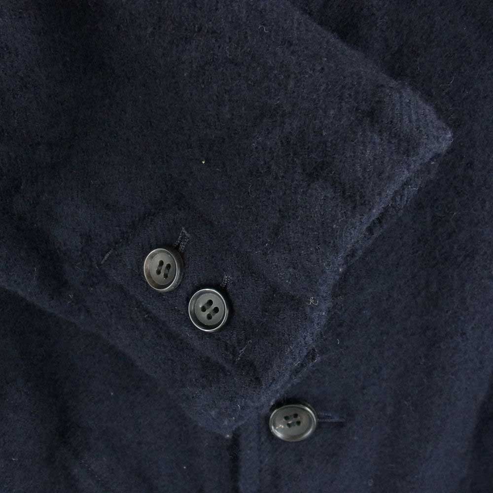 COMME des GARCONS HOMME コムデギャルソンオム AD2012 HJ-J038 裏地ドット ウール縮絨 ジャケット ネイビー系 M【中古】
