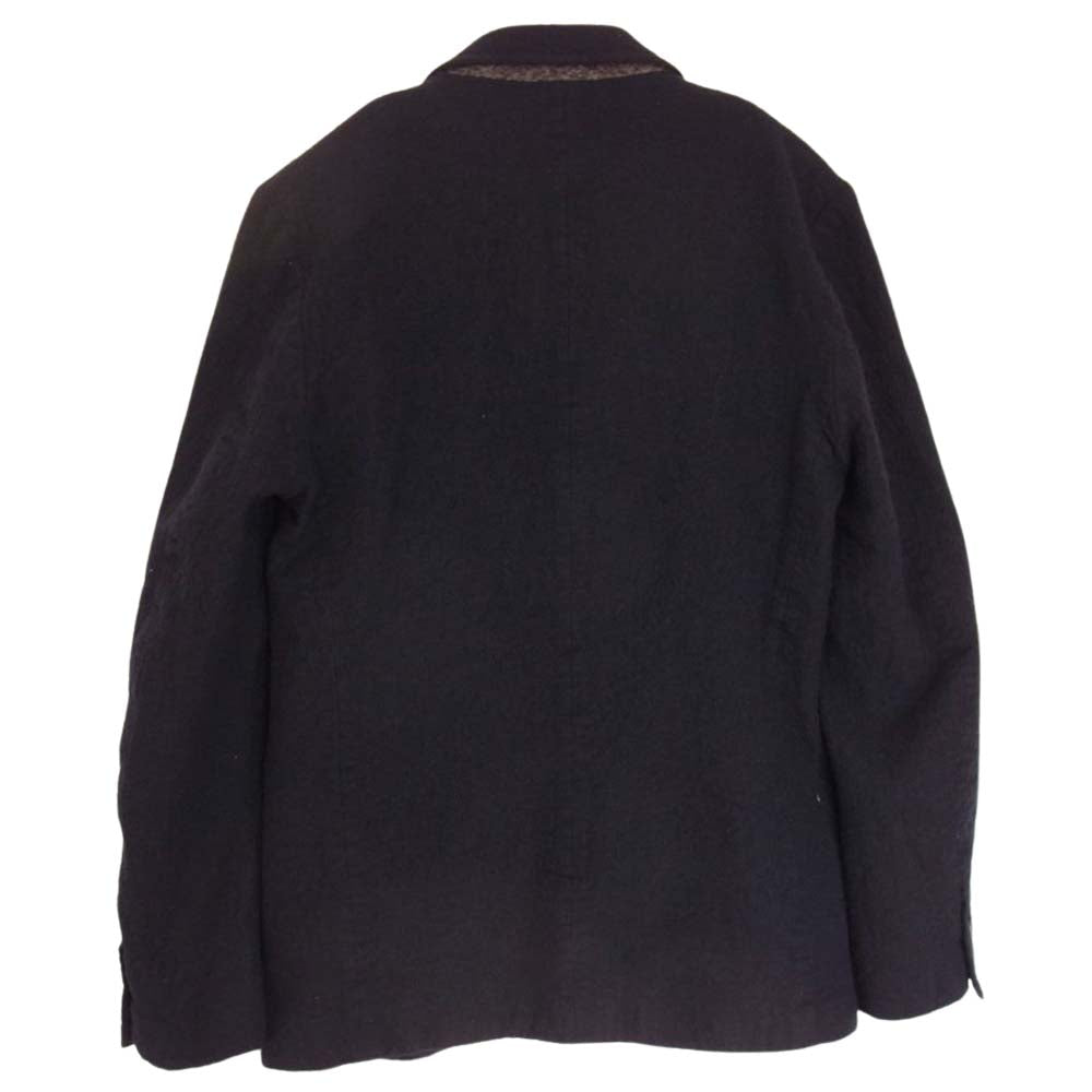 UNDERCOVER アンダーカバー L4105-2 undercoverism アンダーカバイズム 縮絨 ウール テーラード ジャケット ネイビー系 3【中古】