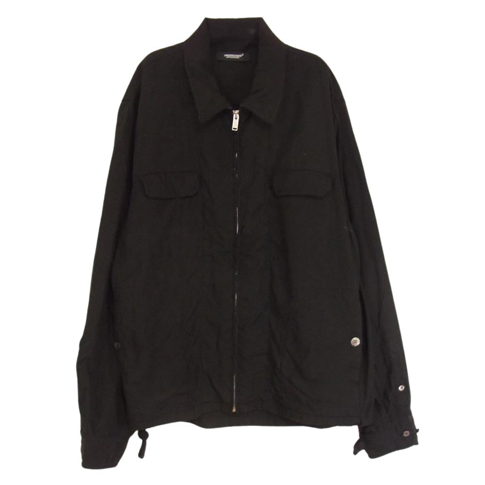 UNDERCOVER アンダーカバー 20AW UCZ4404-1 レーヨン ジップ ジャケット ブラック系 2【中古】