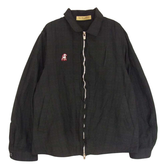 UNDERCOVER アンダーカバー 17SS USS9201-2 the Shepherd ザ シェパード チェック ステッチ ポリエステル ブルゾン ジャケット ブラック系 2【中古】