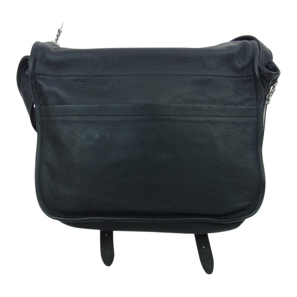 CHROME HEARTS クロムハーツ（原本有） SOFT SHOULDER ソフト ショルダー レザー バッグ ブラック系【中古】