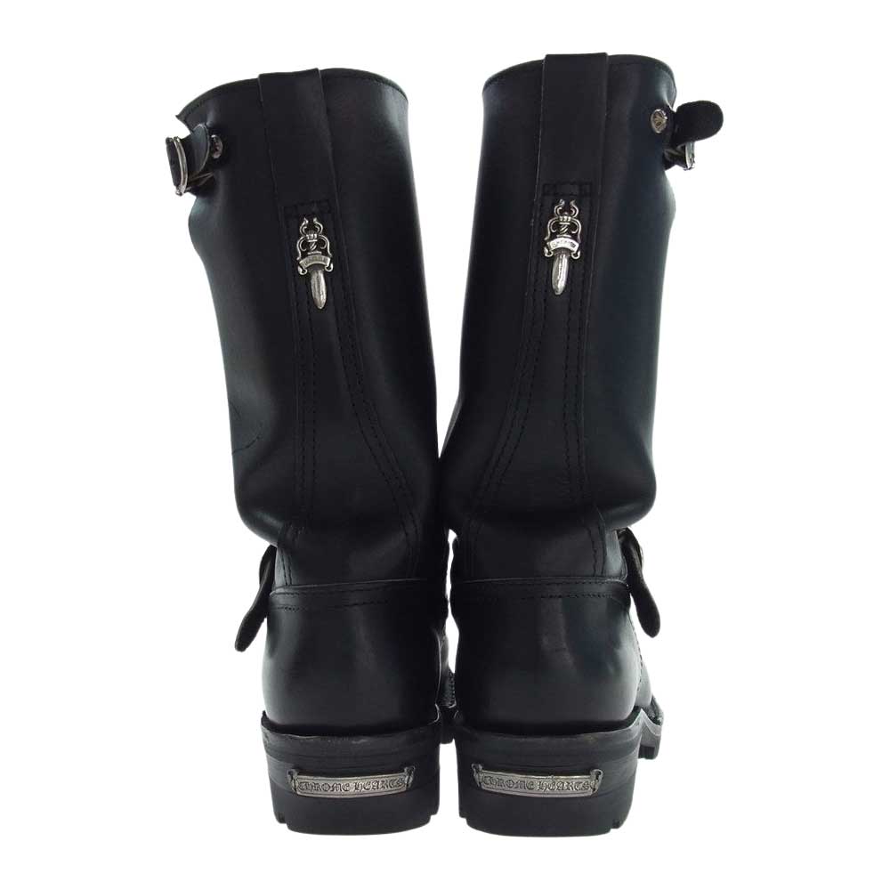 CHROME HEARTS クロムハーツ（原本有） × WESCO ウエスコ BOSS ボス ダガー エンジニア ブーツ ブラック系 7.5E【中古】