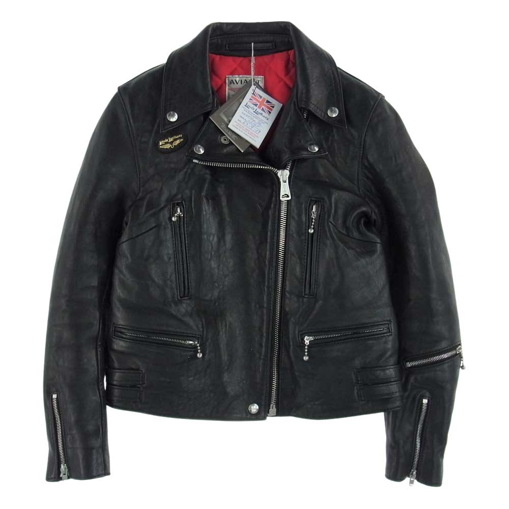 Lewis Leathers ルイスレザー 402L D LEWIS ディールイス LIGHTNING ライトニング  レザー ダブルライダース ジャケット ブラック系 36【中古】