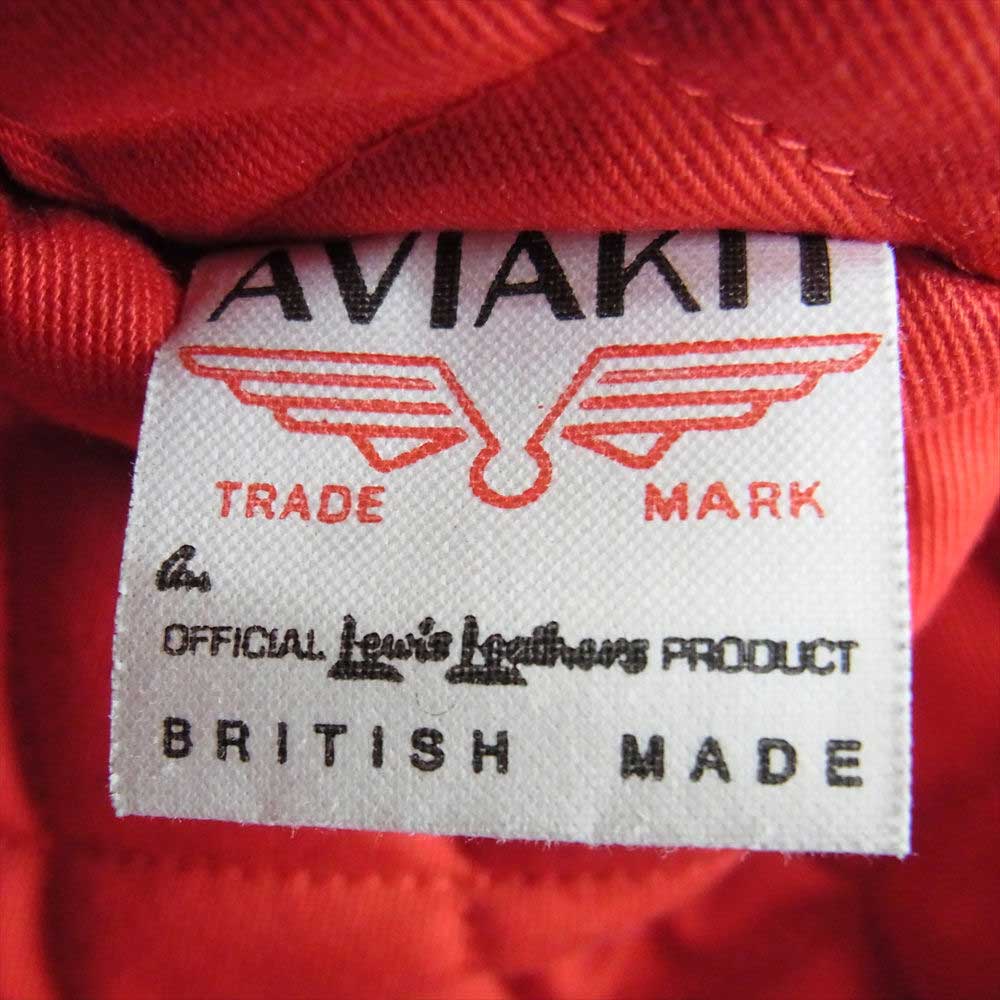 Lewis Leathers ルイスレザー 402L D LEWIS ディールイス LIGHTNING ライトニング  レザー ダブルライダース ジャケット ブラック系 36【中古】