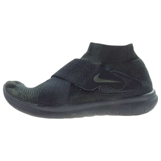 NIKE ナイキ 880845-300 FREE RN MOTION FLYKNIT 2017 フリーラン モーション フライニット スニーカー ブラック系 カーキ系 27cm【中古】