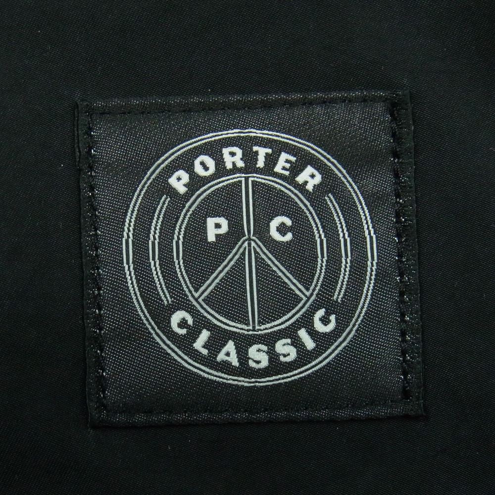 PORTER CLASSIC ポータークラシック 21AW WEATHER CROPPED PANTS ウェザー タック クロップド パンツ ブラック系 M【中古】