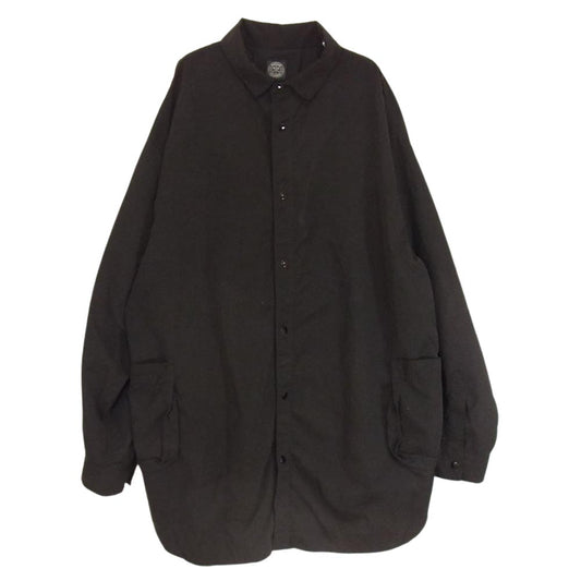 PORTER CLASSIC ポータークラシック WEATHER SHIRT JKT ウェザー シャツ ジャケット ブラック系 3【中古】