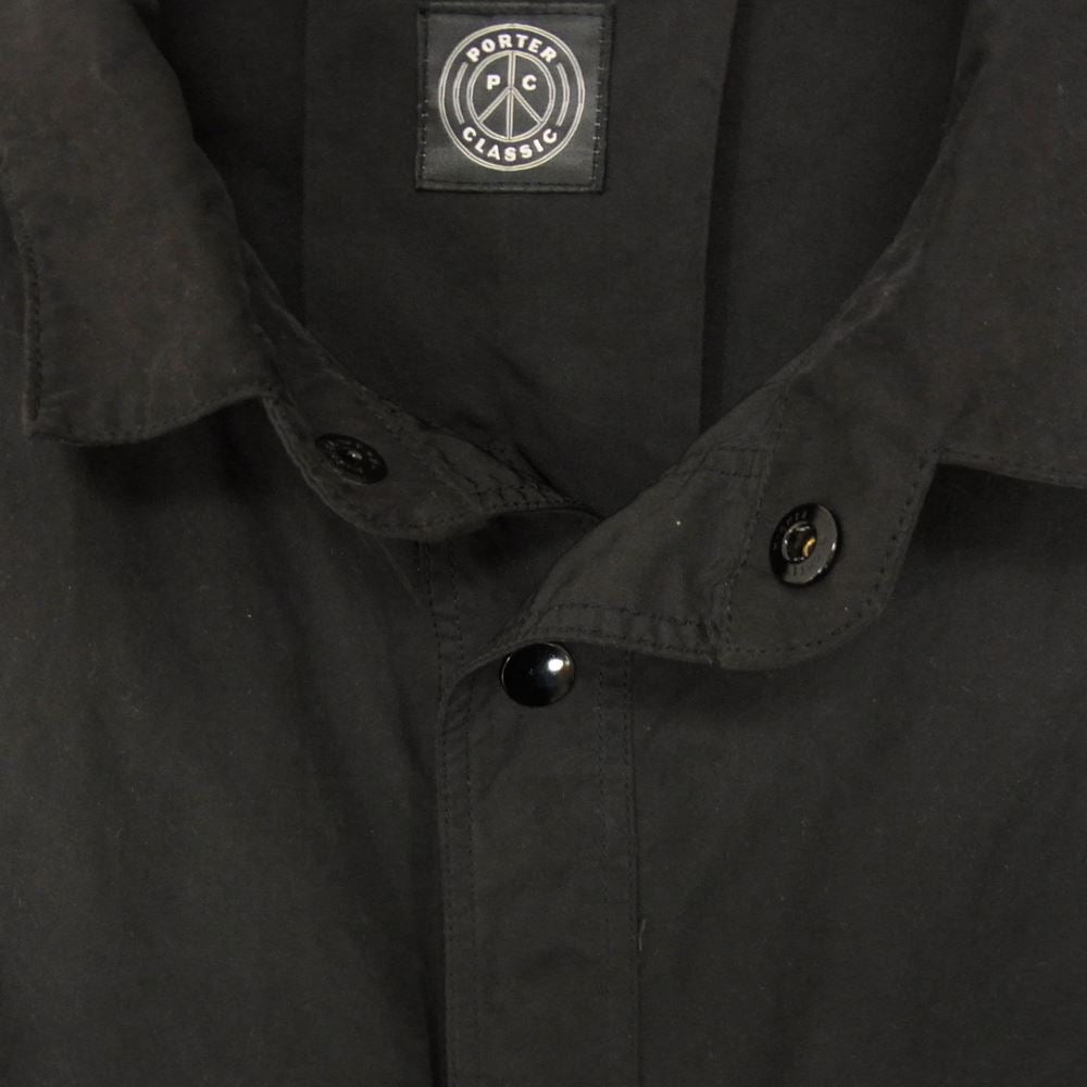 PORTER CLASSIC ポータークラシック WEATHER SHIRT JKT ウェザー シャツ ジャケット ブラック系 3【中古】