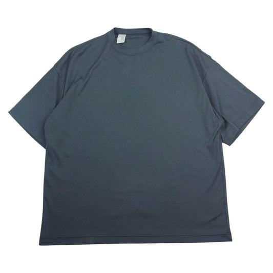 N.HOOLYWOOD エヌハリウッド 21SS 9211-CS17-030-pieces 背面パッチ デザイン クルーネック 半袖 ストレッチ Tシャツ チャコール系 42【中古】