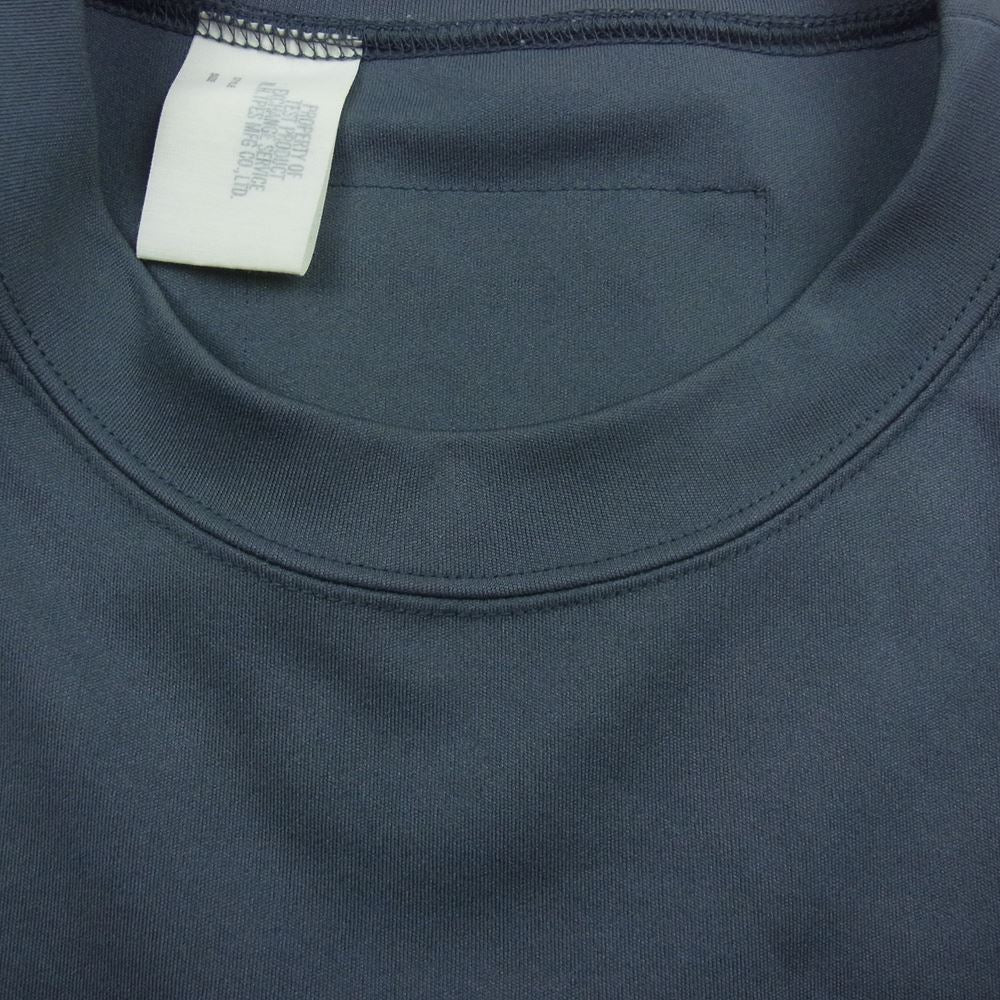 N.HOOLYWOOD エヌハリウッド 21SS 9211-CS17-030-pieces 背面パッチ デザイン クルーネック 半袖 ストレッチ Tシャツ チャコール系 42【中古】