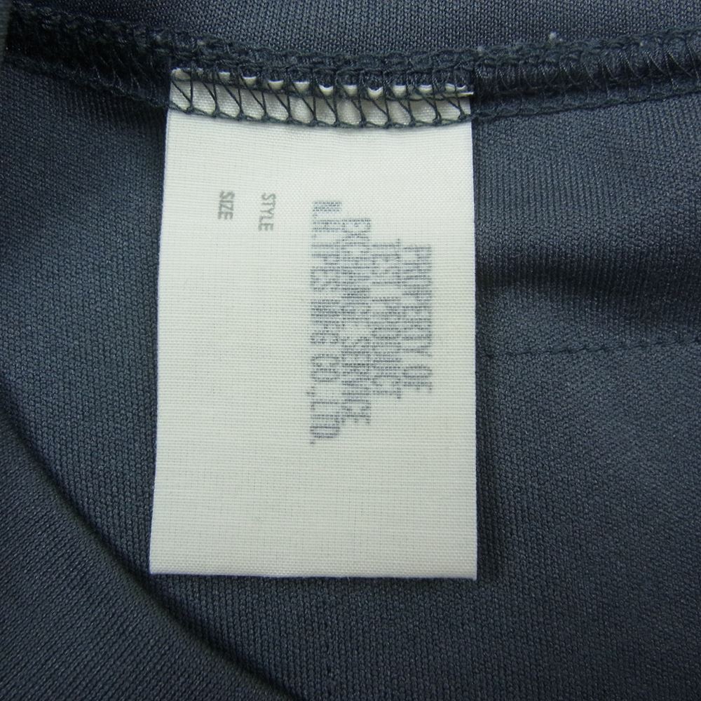 N.HOOLYWOOD エヌハリウッド 21SS 9211-CS17-030-pieces 背面パッチ デザイン クルーネック 半袖 ストレッチ Tシャツ チャコール系 42【中古】