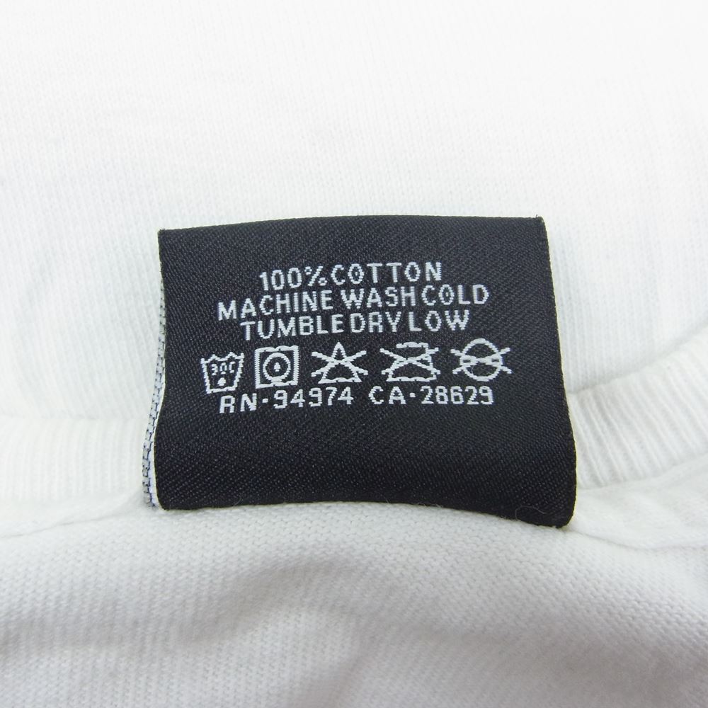 STUSSY ステューシー ベスパ ロング スリーブ 長袖 Tシャツ ホワイト系 XL【中古】