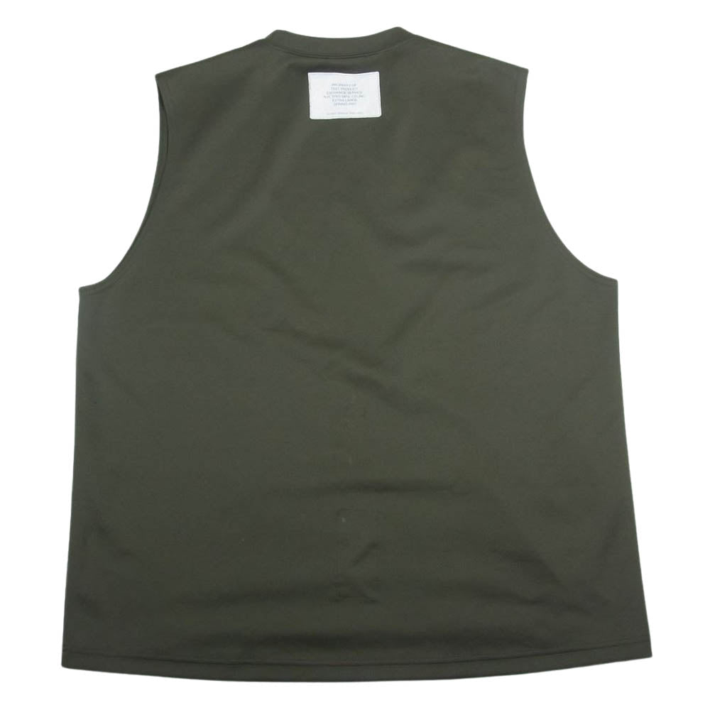 N.HOOLYWOOD エヌハリウッド 9221-CS10-004 pieces  ANGE SERVICE TANK TOP ノースリーブ Tシャツ タンク トップ カーキ系 42【中古】