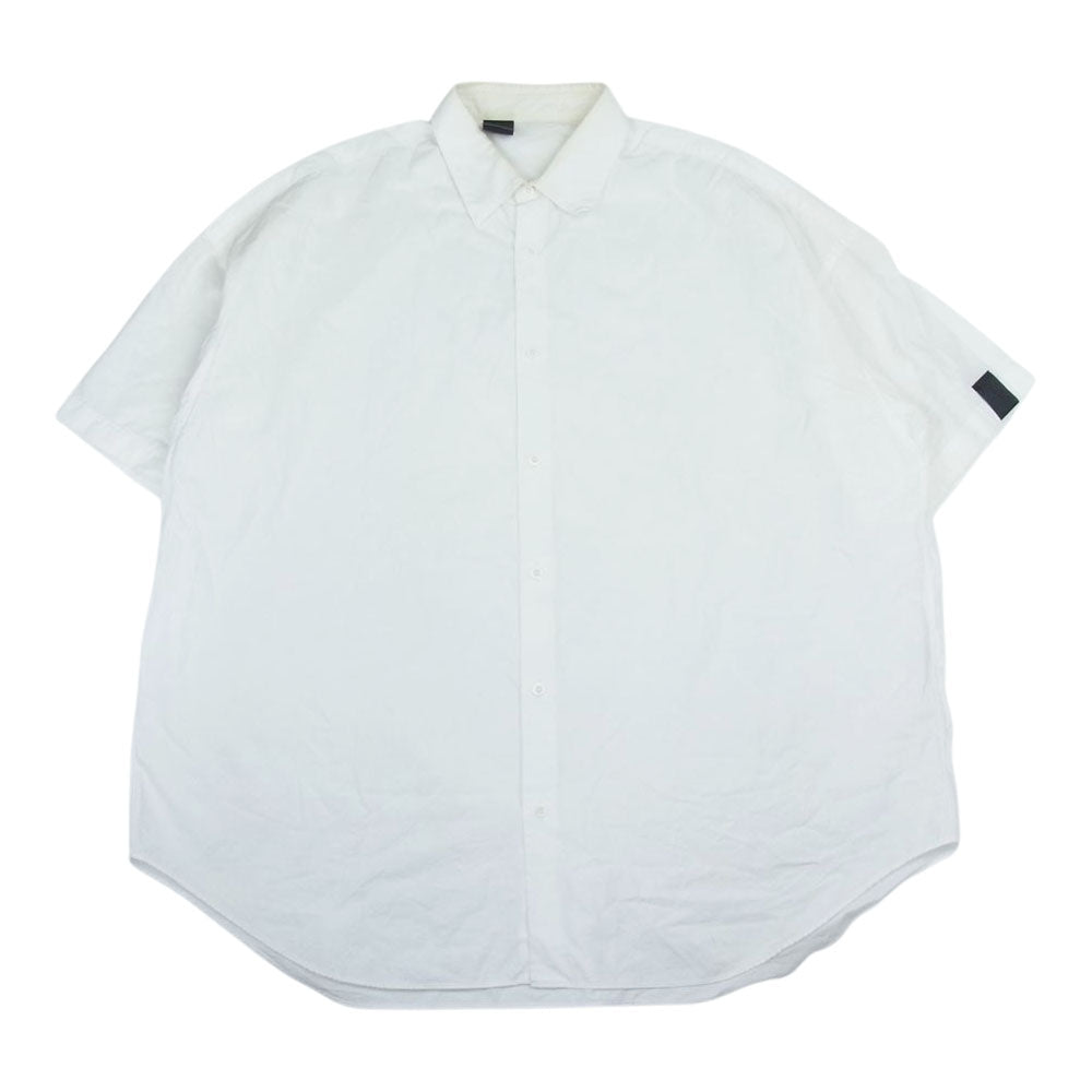 N.HOOLYWOOD エヌハリウッド 20SS SH12-101 peg HALF SLEEVE BIG SHIRT ビックシルエット 半袖 シャツ ホワイト系 40【中古】