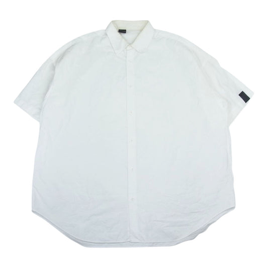 N.HOOLYWOOD エヌハリウッド 20SS SH12-101 peg HALF SLEEVE BIG SHIRT ビックシルエット 半袖 シャツ ホワイト系 40【中古】