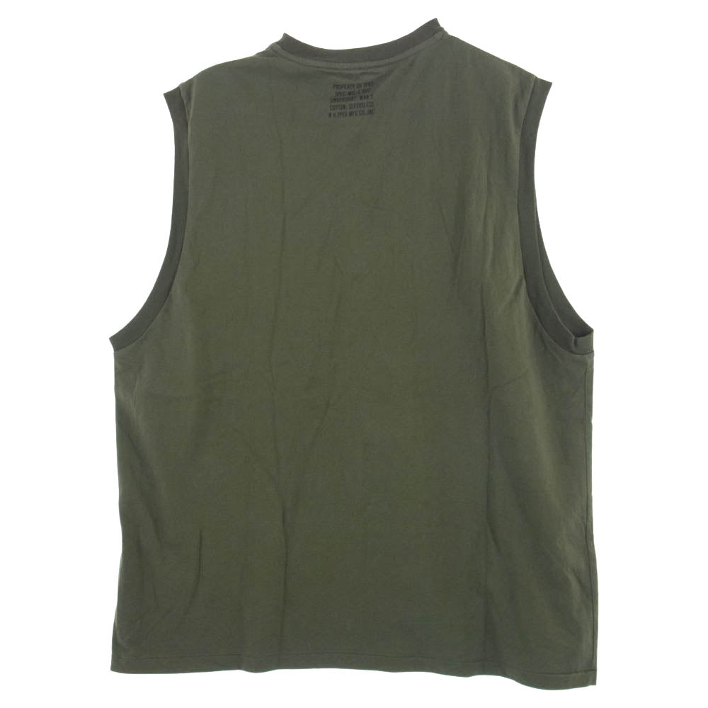 N.HOOLYWOOD エヌハリウッド 9221-CS09-012 pieces 2PACK TANK TOP 2パック ノースリーブ Tシャツ タンク トップ カーキ系 ライトグレー系 42【中古】