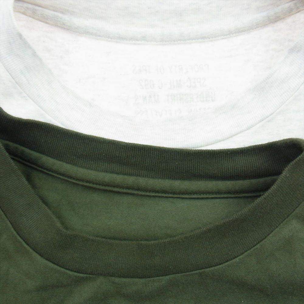 N.HOOLYWOOD エヌハリウッド 9221-CS09-012 pieces 2PACK TANK TOP 2パック ノースリーブ Tシャツ タンク トップ カーキ系 ライトグレー系 42【中古】