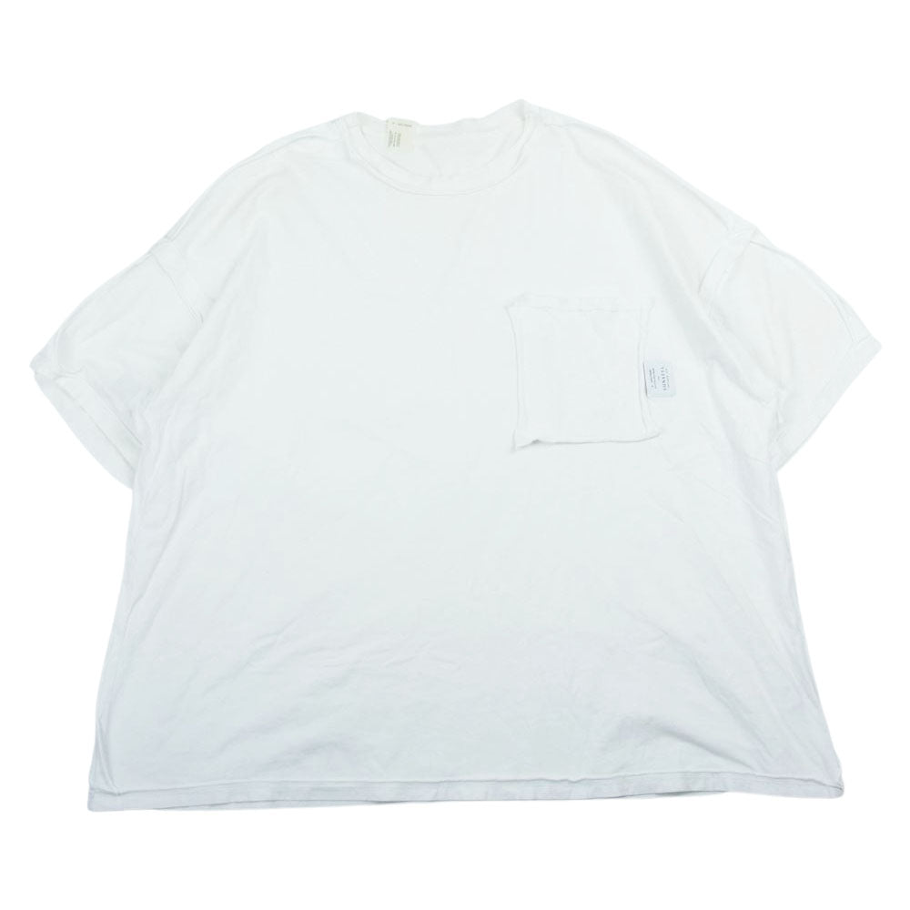 N.HOOLYWOOD エヌハリウッド 1201-CS61-024-pieces × SUNSPEL SHORT SLEEVE SHIRT カットオフ 再構築 半袖 Tシャツ   ホワイト系 40【中古】