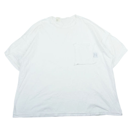 N.HOOLYWOOD エヌハリウッド 1201-CS61-024-pieces × SUNSPEL SHORT SLEEVE SHIRT カットオフ 再構築 半袖 Tシャツ   ホワイト系 40【中古】