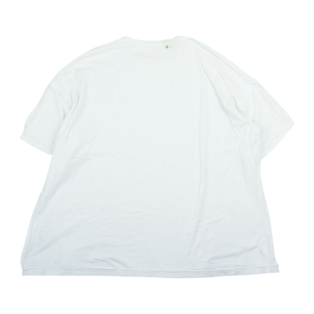 N.HOOLYWOOD エヌハリウッド 1201-CS61-024-pieces × SUNSPEL SHORT SLEEVE SHIRT カットオフ 再構築 半袖 Tシャツ   ホワイト系 40【中古】