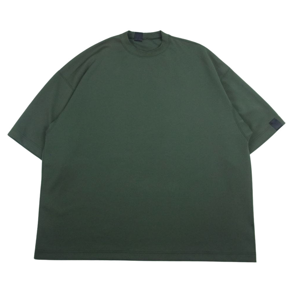 N.HOOLYWOOD エヌハリウッド 2211-CS08-015-peg  COMPILE LINE WIDE CUTSEW コンパイルライン ワイドカットソー 半袖 ビッグシルエット Tシャツ カーキ系 42【中古】