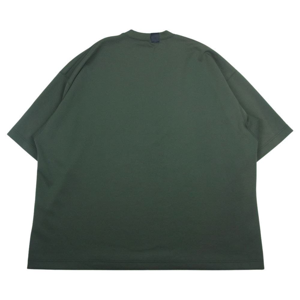 N.HOOLYWOOD エヌハリウッド 2211-CS08-015-peg  COMPILE LINE WIDE CUTSEW コンパイルライン ワイドカットソー 半袖 ビッグシルエット Tシャツ カーキ系 42【中古】