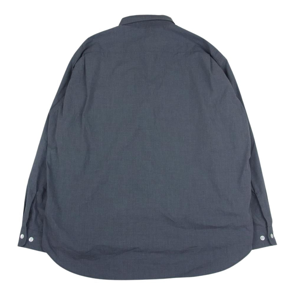スタビライザー 2-22PC L/S wide tapered shirt ワイドシルエット 長袖 シャツ グレー系 XL【中古】