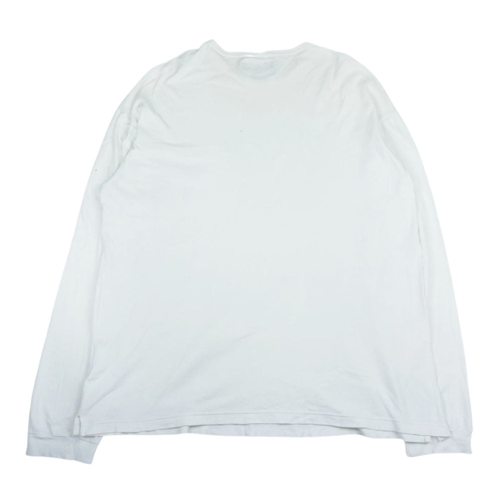 NEIGHBORHOOD ネイバーフッド 20SS 201LPNH-CSM01 SMOOTH/C-CREW.LS 長袖 Tシャツ ロンT ホワイト系 L【中古】