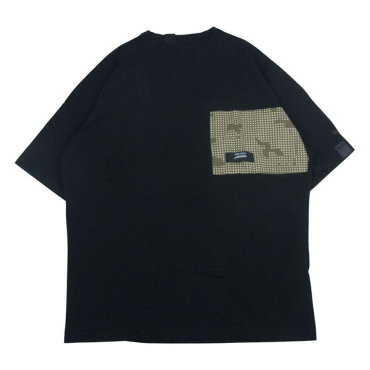 N.HOOLYWOOD エヌハリウッド 2212-CS07-003 peg  UNDERCOVER FABRIC REBEL CAMO ナイトカモ 半袖 Tシャツ  ブラック系 42【中古】
