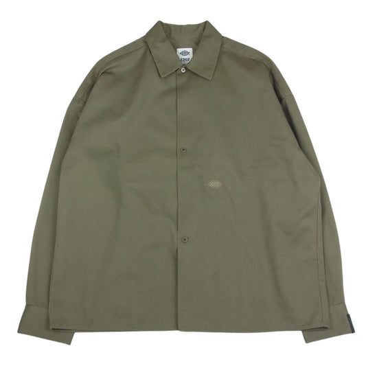 N.HOOLYWOOD エヌハリウッド 21AW  × DICKIES デッキーズ COMPILE シャツ ジャケット カーキ系 42【中古】