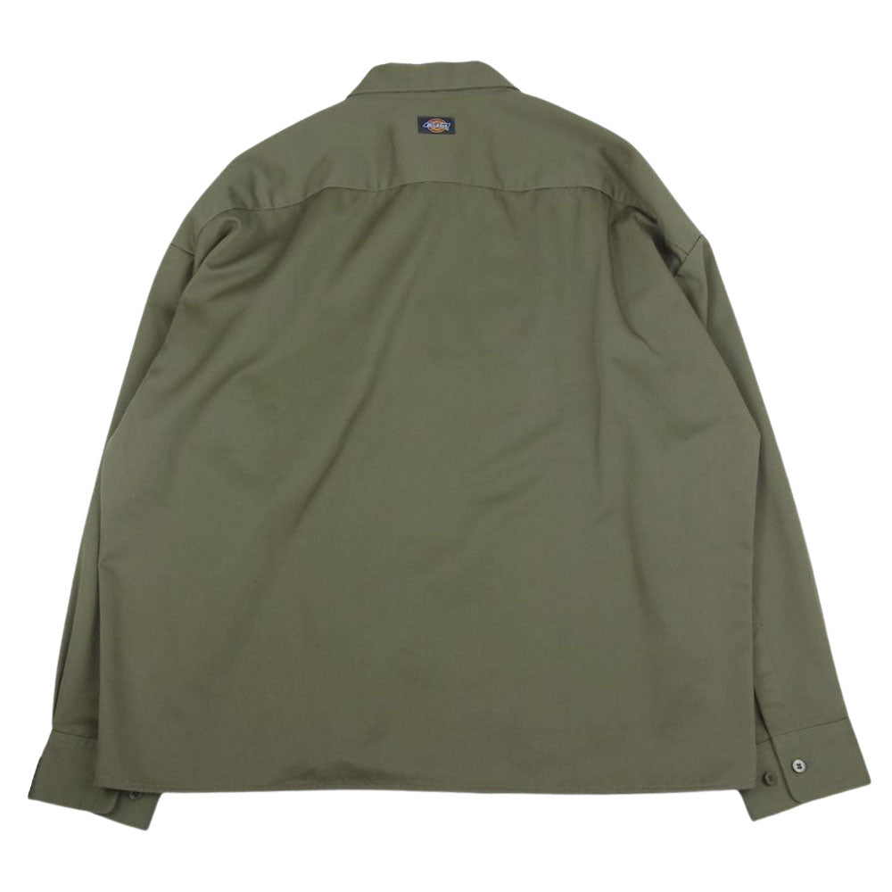 N.HOOLYWOOD エヌハリウッド 21AW  × DICKIES デッキーズ COMPILE シャツ ジャケット カーキ系 42【中古】