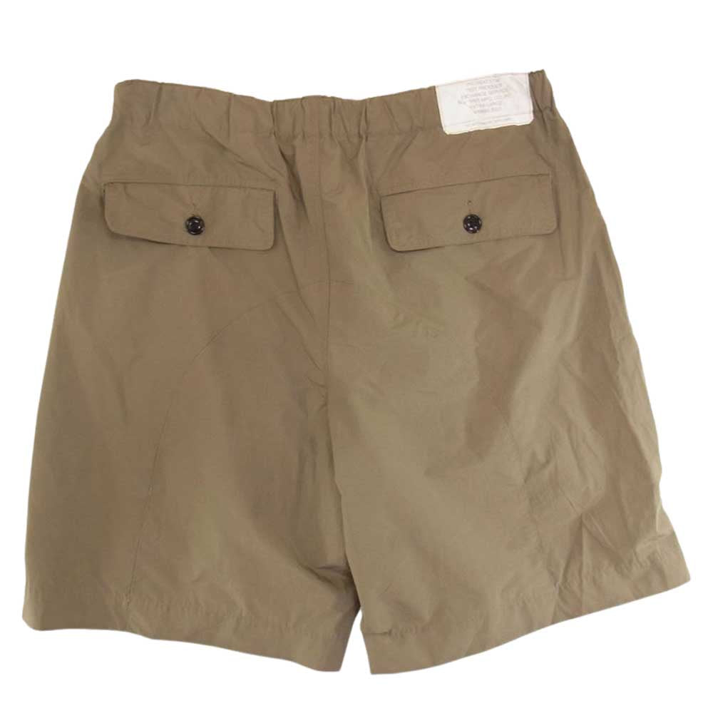 N.HOOLYWOOD エヌハリウッド 22SS 9221-CP07-001 POCKET HALF PANTS タンブラー加工 ポケット ハーフ パンツ カーキ系 42【中古】