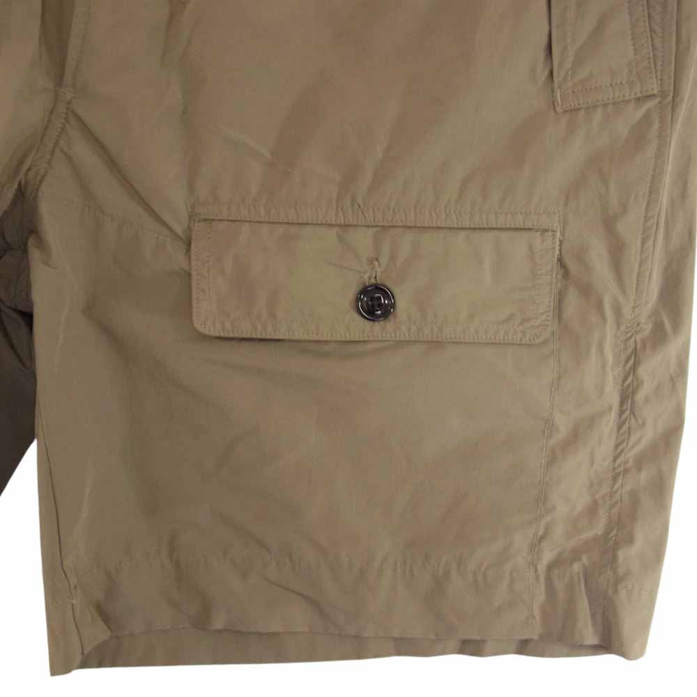 N.HOOLYWOOD エヌハリウッド 22SS 9221-CP07-001 POCKET HALF PANTS タンブラー加工 ポケット ハーフ パンツ カーキ系 42【中古】